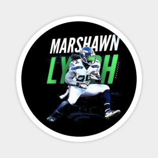 Marshawn Lynch Player Number Magnet